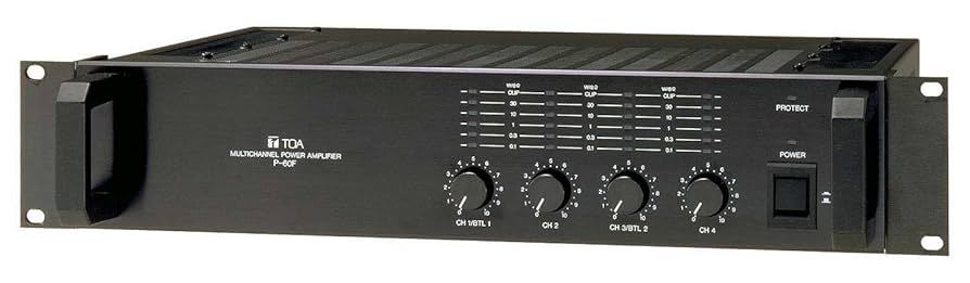 Amazon | TOA パワーアンプ(60WX4ch) P-60F | プロ用パワー